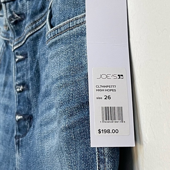 Joe’s jeans FLAWLESS high rise curvy skinny crop HIGH HOPES size 26 - Picture 6 of 10